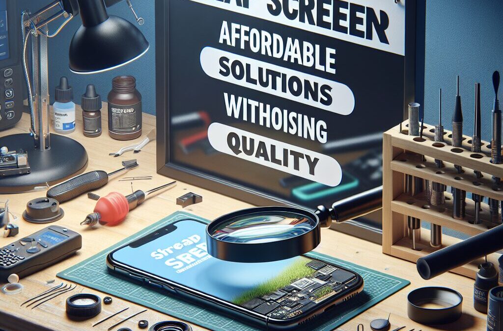 Cheap Screen Repair: Affordable Solutions Without Compromising Quality