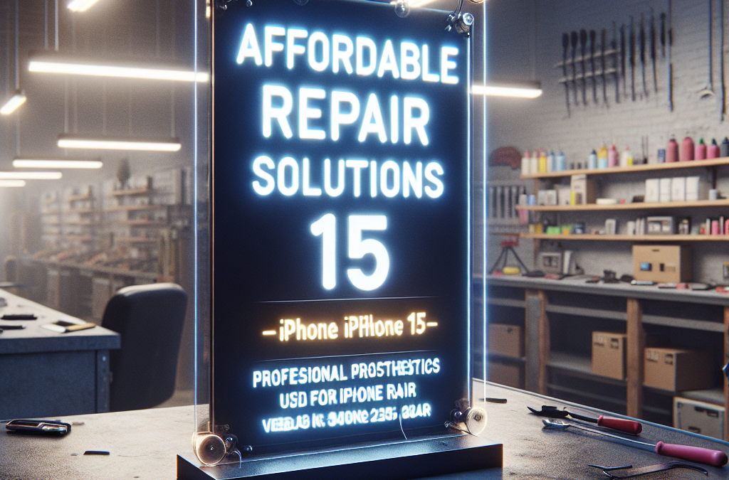iPhone 15 Repair Cost: Affordable Repair Solutions for Your iPhone