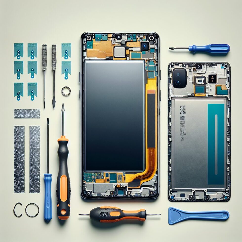View of Samsung Galaxy A35 Screen Replacement Made Easy - BSoft
